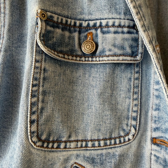 Ralph Lauren Blue Denim jacket with Beige corduroy collar - Picture 4 of 7